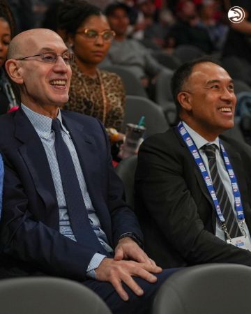 The NBA Commissioner, Adam Silver and Deputy Commissioner, Mark Tatum